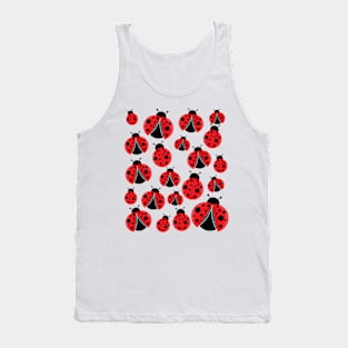 Ladybug Flying & Still Group Tank Top